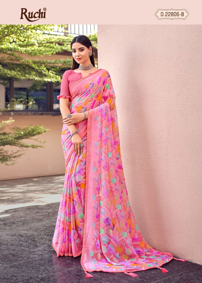 Savyaa By Ruchi Chiffon Daily Wear Sarees Catalog